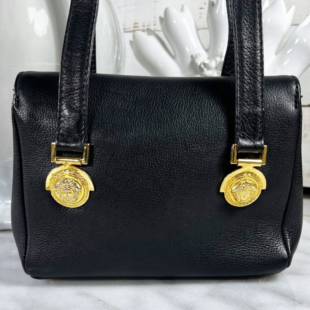 Gianni Versace Mini Leather Medusa Medallion Shoulder Bag - Picture 4 of 14
